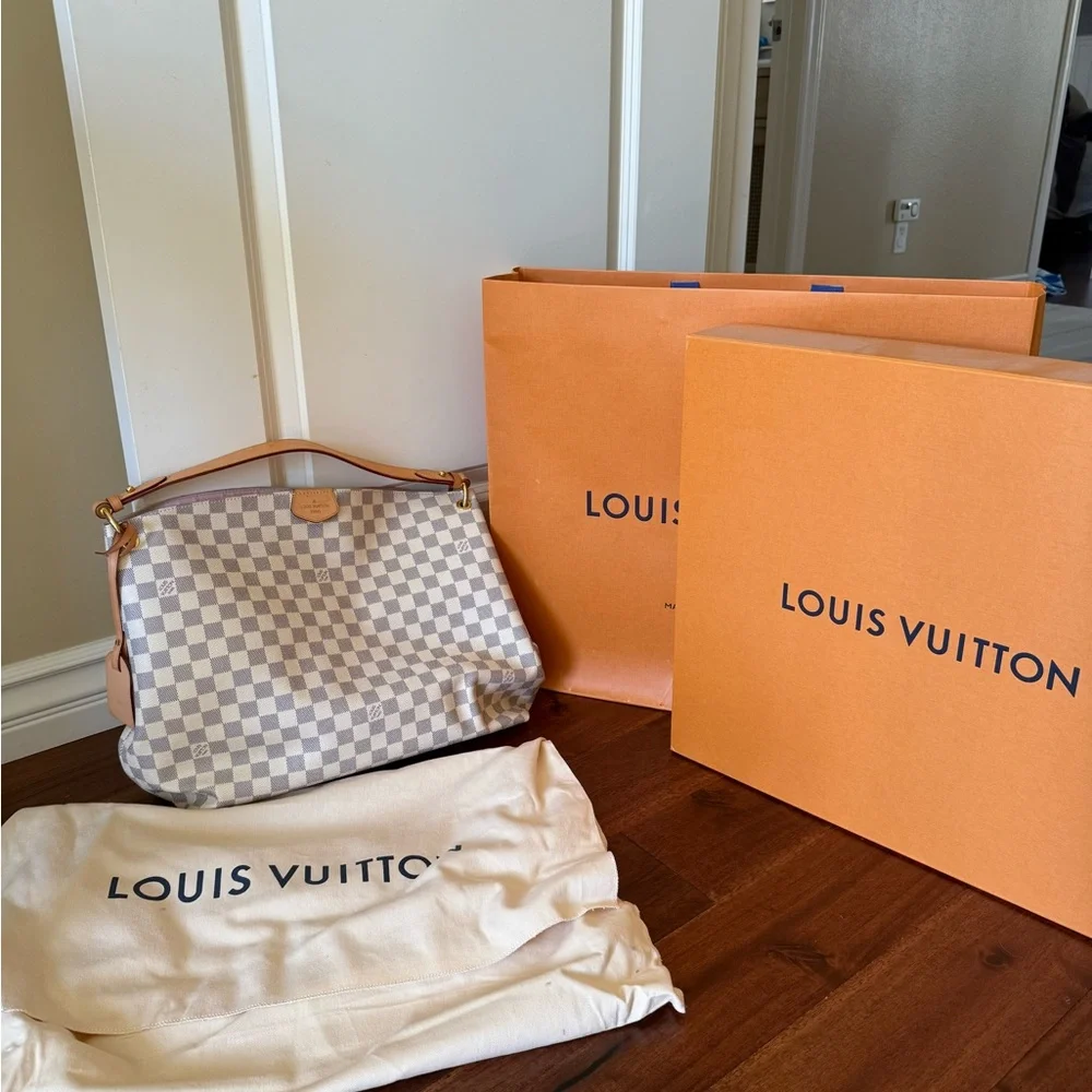 Louis Vuitton Graceful MM Azur Damier - Picture 3 of 8